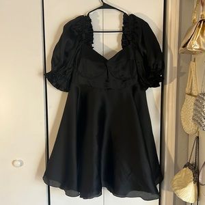 Black selkie parliament dress, size XL